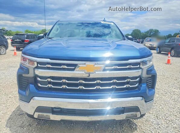 1GCUDGEL0RZ399793 2024 CHEVROLET SILVERADO Blue Вид спереду