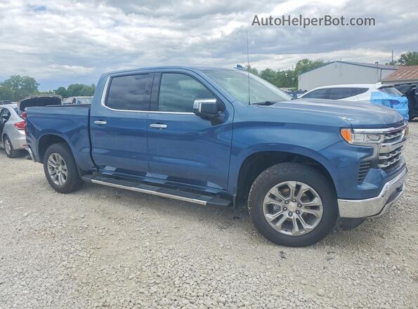 1GCUDGEL0RZ399793 2024 CHEVROLET SILVERADO Blue Передня права чверть