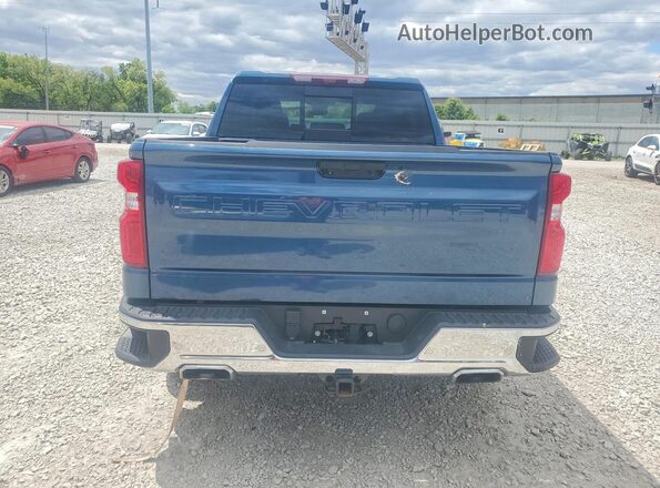 1GCUDGEL0RZ399793 2024 CHEVROLET SILVERADO Blue Вид ззаду