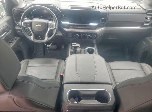 1GCUDGEL0RZ399793 2024 CHEVROLET SILVERADO Blue Вид панелі приладів