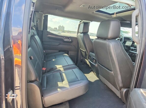 1GCUDGEL5PZ160706 2023 CHEVROLET SILVERADO Charcoal Вид задніх сидінь