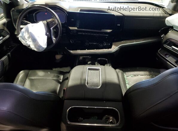 1GCUDGETXNZ519318 2022 CHEVROLET SILVERADO Charcoal Dashboard view