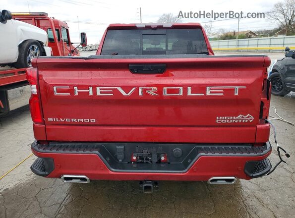 1GCUDJE83PZ171695 2023 CHEVROLET SILVERADO Maroon Vista trasera