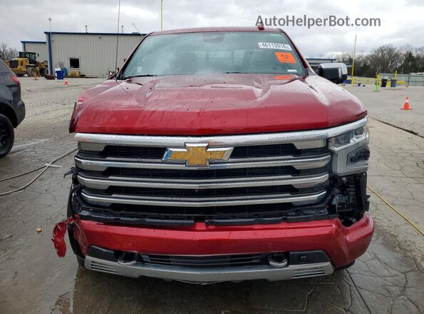 1GCUDJE83PZ171695 2023 CHEVROLET SILVERADO Maroon Vista frontal