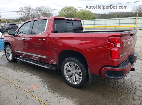 1GCUDJE83PZ171695 2023 CHEVROLET SILVERADO Maroon Trasero izquierdo