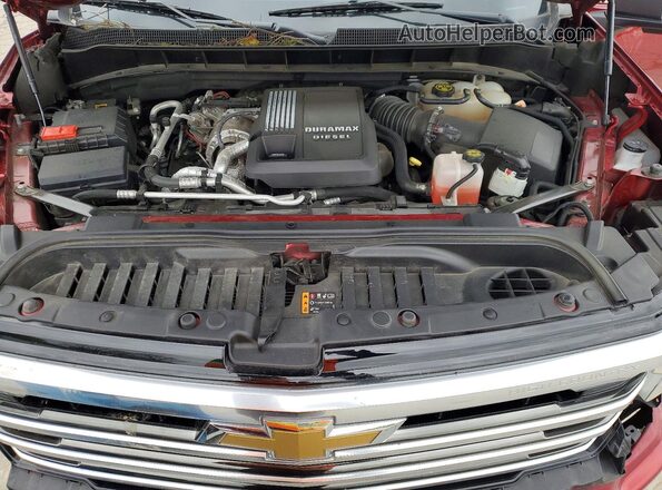1GCUDJE83PZ171695 2023 CHEVROLET SILVERADO Maroon Vista interior trasera
