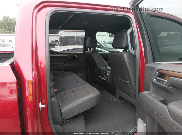 1GCUDJE87RZ357629 2024 CHEVROLET SILVERADO Burgundy Vista de la etiqueta del VIN