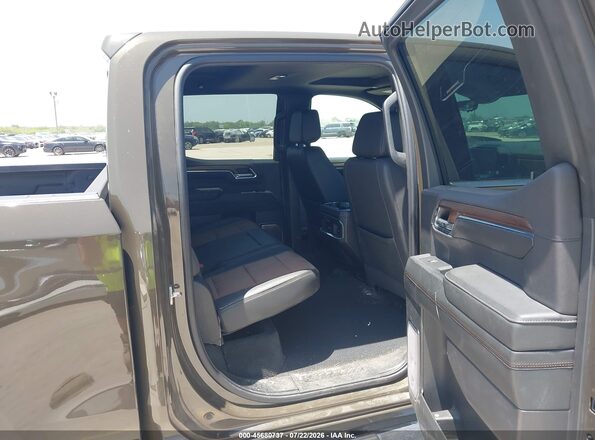 1GCUDJE88PZ301065 2023 CHEVROLET SILVERADO Brown Widok naklejki z numerem VIN