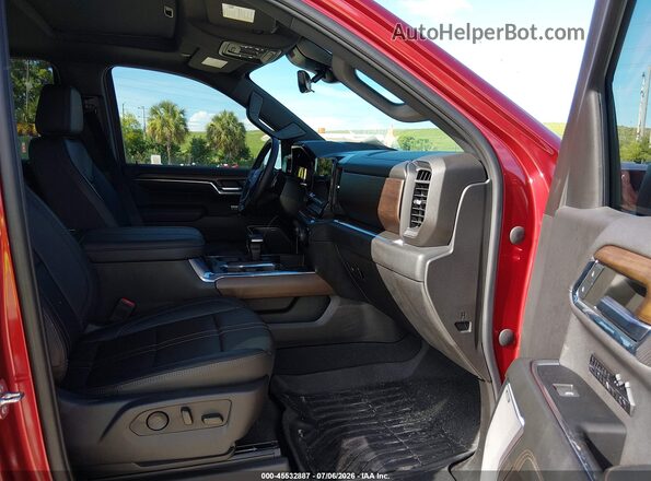 1GCUDJED2RZ110807 2024 CHEVROLET SILVERADO Red Vista interior delantera