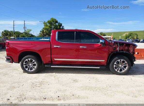 1GCUDJED2RZ110807 2024 CHEVROLET SILVERADO Red Vista interior trasera