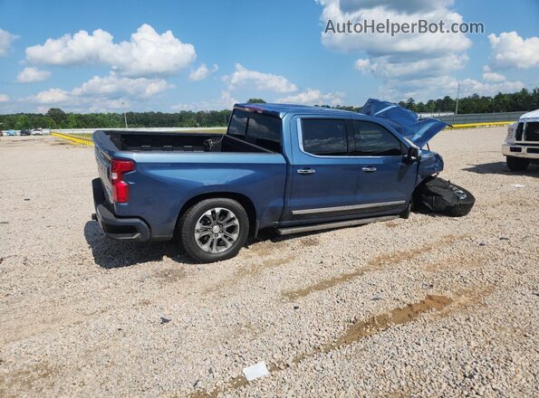 1GCUDJED4RZ306022 2024 CHEVROLET SILVERADO Синий Задняя правая четверть