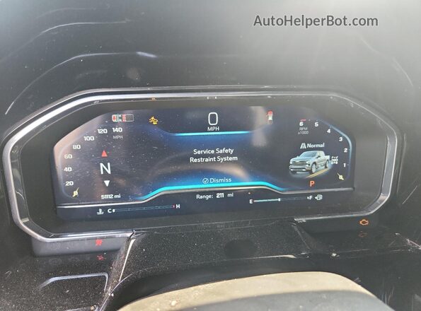 1GCUDJED4RZ306022 2024 CHEVROLET SILVERADO Синий Вид щитка приборов