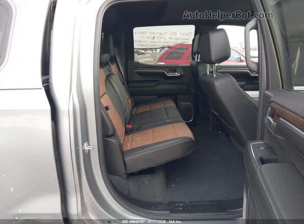 1GCUDJEL6RZ376418 2024 CHEVROLET SILVERADO Серебряный Вид наклейки с VIN-кодом