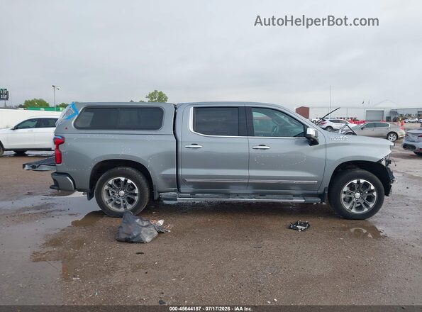 1GCUDJEL6RZ376418 2024 CHEVROLET SILVERADO Серебряный Вид щитка приборов