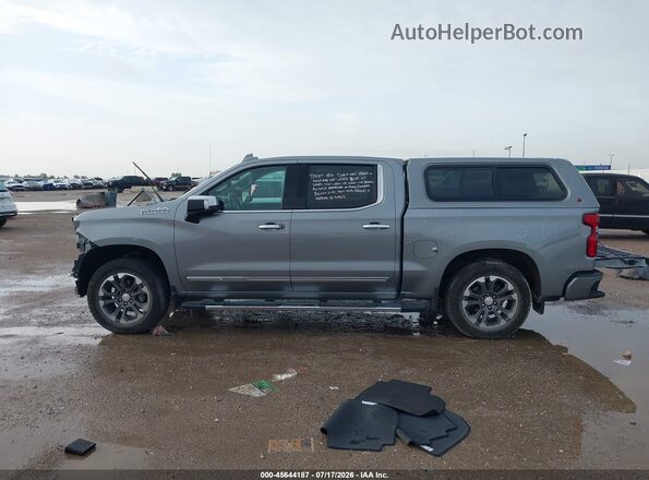 1GCUDJEL6RZ376418 2024 CHEVROLET SILVERADO Серебряный Вид задней части салона