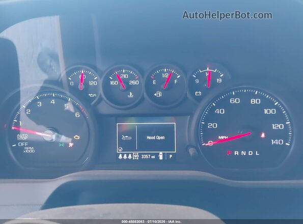 1GCUKAED8TZ209337 2026 CHEVROLET SILVERADO White Vista de los asientos traseros