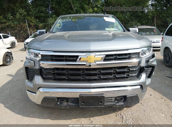 1GCUKDED2TZ302372 2026 CHEVROLET SILVERADO Gray Instrument cluster view