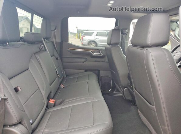 1GCUKEED4SZ295669 2025 CHEVROLET SILVERADO Gray Vista de los asientos traseros