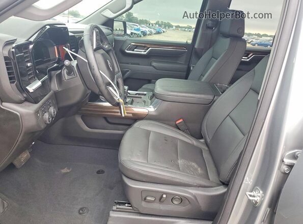 1GCUKEED4SZ295669 2025 CHEVROLET SILVERADO Gray Vista interior delantera