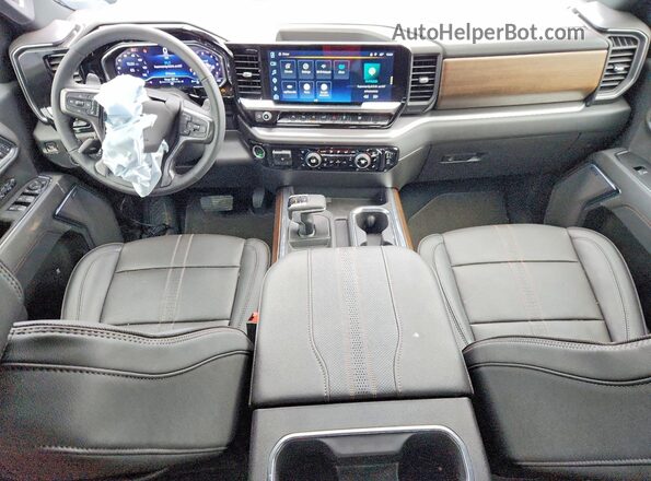 1GCUKJEL2SZ292558 2025 CHEVROLET SILVERADO Black Vista del salpicadero