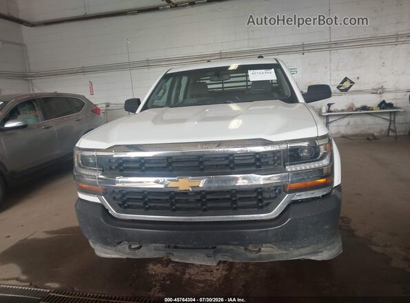 1GCUKNEC3JF219187 2018 CHEVROLET SILVERADO White ხელსაწყოთა პანელის ხედი