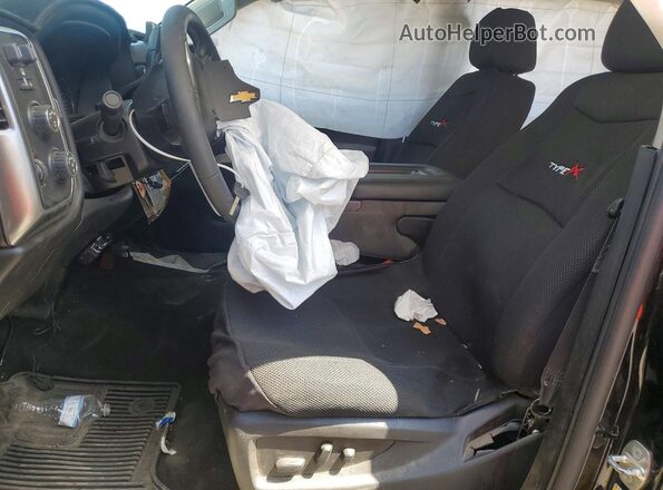 1GCUKREC2HF224186 2017 CHEVROLET SILVERADO Black Вид салону спереду