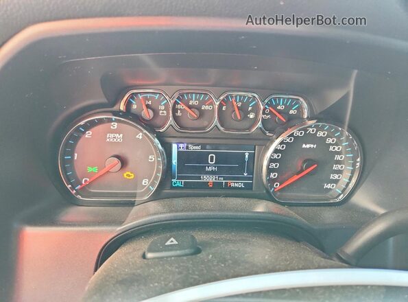 1GCUKREC3JF245778 2018 CHEVROLET SILVERADO White Սարքավորումների վահանակի տեսք