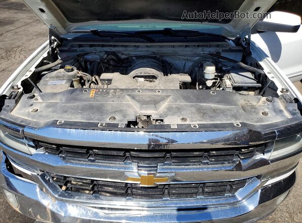 1GCUKREC9HF229840 2017 CHEVROLET SILVERADO Белый Вид задней части салона