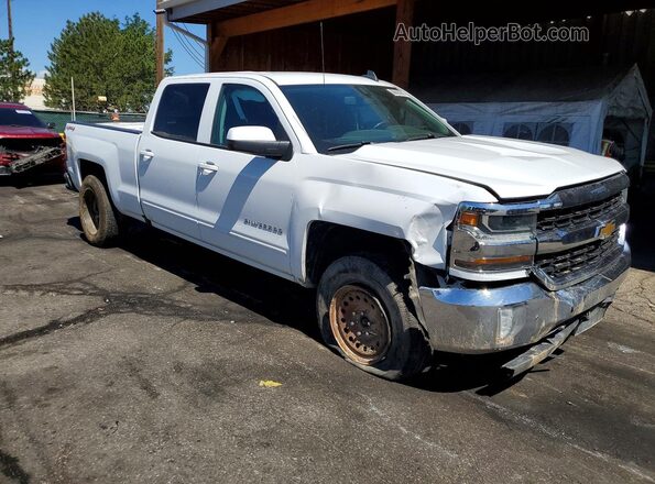 1GCUKREC9HF229840 2017 CHEVROLET SILVERADO Белый Передняя правая четверть