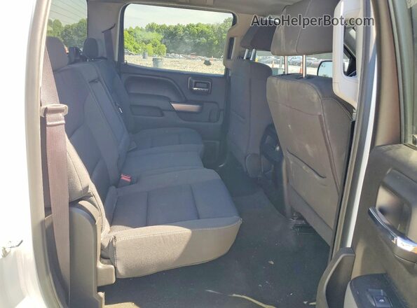 1GCUKRECXHF154419 2017 CHEVROLET SILVERADO White უკანა სავარძლების ხედი