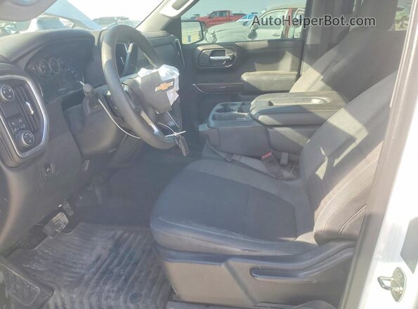 1GCUWCED3KZ110603 2019 CHEVROLET SILVERADO White წინა სალონის ხედი