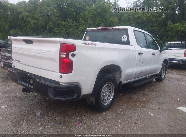 1GCUYAEF3KZ309800 2019 CHEVROLET SILVERADO White Tył prawy