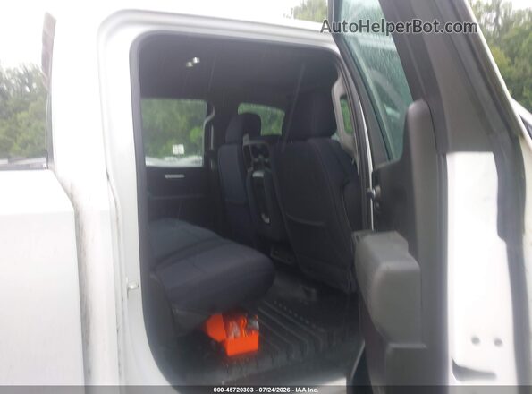 1GCUYAEF3KZ309800 2019 CHEVROLET SILVERADO White Widok naklejki z numerem VIN