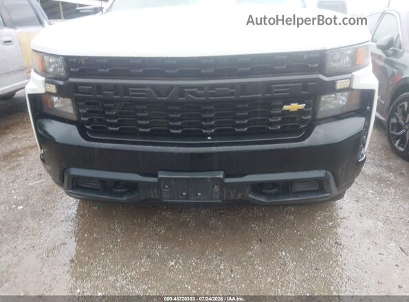 1GCUYAEF3KZ309800 2019 CHEVROLET SILVERADO White Widok z przodu