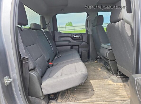 1GCUYBEF1MZ412836 2021 CHEVROLET SILVERADO Gray Հետևի նստատեղերի տեսք