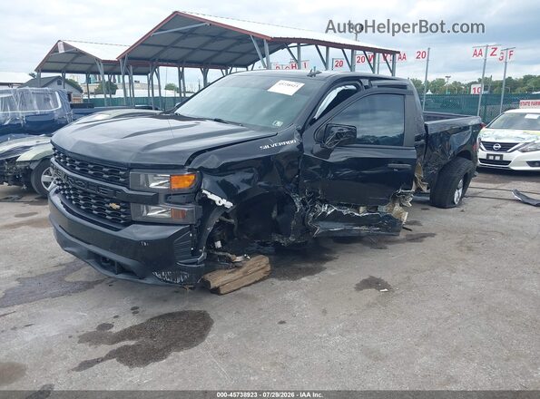 1GCUYBEF5MZ441840 2021 CHEVROLET SILVERADO Black Передня ліва чверть