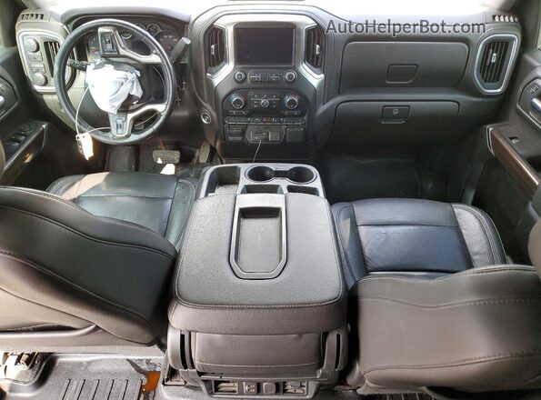 1GCUYDED0KZ214207 2019 CHEVROLET SILVERADO Silver Вид панелі приладів