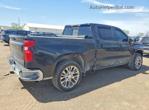 1GCUYDED0MZ417536 2021 CHEVROLET SILVERADO Black უკანა მარჯვენა