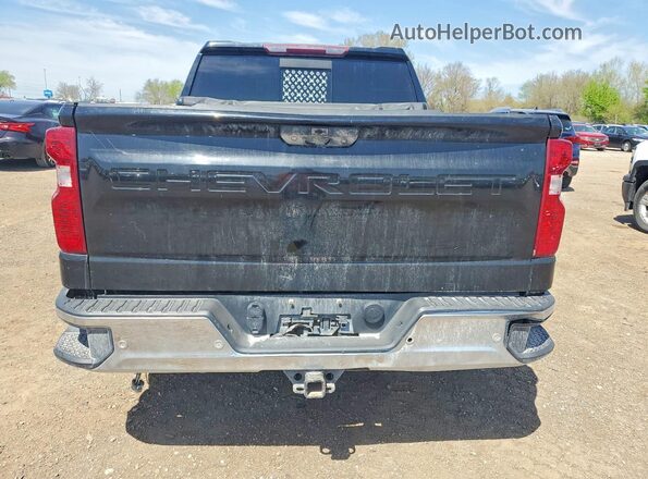 1GCUYDED0MZ417536 2021 CHEVROLET SILVERADO Black უკანა ხედი