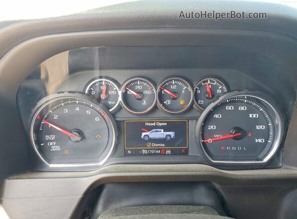 1GCUYDED0MZ417536 2021 CHEVROLET SILVERADO Black ხელსაწყოთა პანელის ხედი