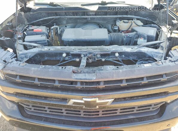 1GCUYDED0MZ417536 2021 CHEVROLET SILVERADO Black უკანა სალონის ხედი
