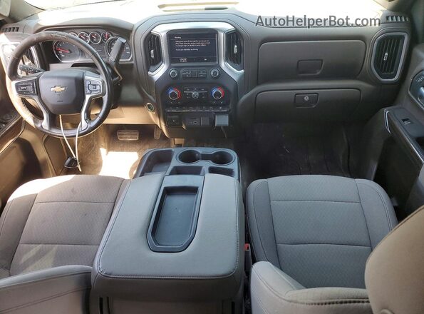 1GCUYDED0MZ417536 2021 CHEVROLET SILVERADO Black წინა პანელის ხედი