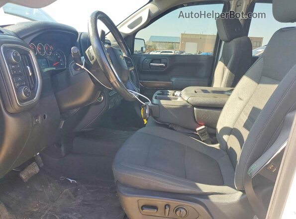 1GCUYDED1KZ159069 2019 CHEVROLET SILVERADO Белый Вид салона спереди
