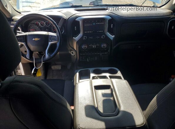 1GCUYDED1KZ159069 2019 CHEVROLET SILVERADO Белый Вид панели приборов