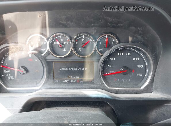 1GCUYDED1KZ226690 2019 CHEVROLET SILVERADO White Widok tylnych siedzeń