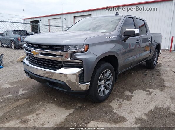 1GCUYDED1MZ182418 2021 CHEVROLET SILVERADO Gray Vista tres cuartos delantera izquierda
