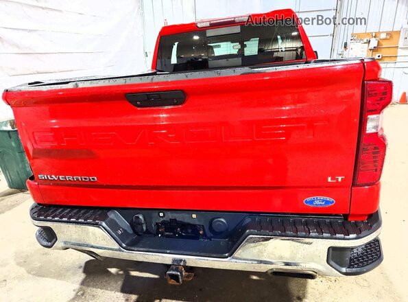 1GCUYDED2KZ151322 2019 CHEVROLET SILVERADO Red უკანა ხედი
