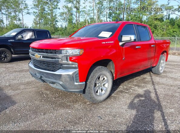 1GCUYDED2KZ278877 2019 CHEVROLET SILVERADO Red Առջևի ձախ երեք քառորդ տեսարան