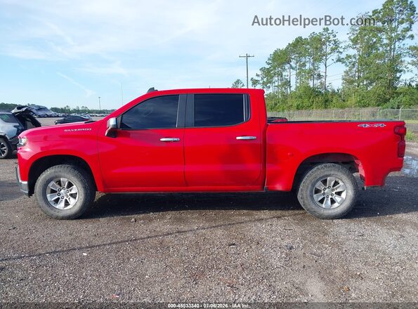 1GCUYDED2KZ278877 2019 CHEVROLET SILVERADO Red Սալոնի 360 աստիճան տեսք