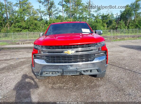 1GCUYDED2KZ278877 2019 CHEVROLET SILVERADO Red Սարքավորումների վահանակի տեսք